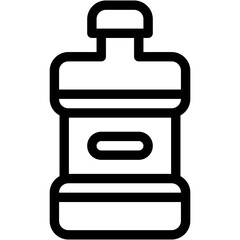 Mouthwash, Healthcare And Medical, Toothbrush, Hygiene, Clean Icon