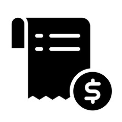 Invoice icon, Bussines, Payment, paycheck