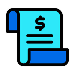 Invoice icon, Bussines, Payment, paycheck