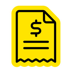 Invoice icon, Bussines, Payment, paycheck