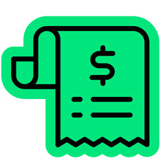 Invoice icon, Bussines, Payment, paycheck