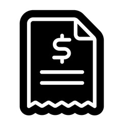 Invoice icon, Bussines, Payment, paycheck