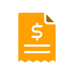 Invoice icon, Bussines, Payment, paycheck