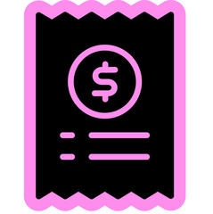 Invoice icon, Bussines, Payment, paycheck