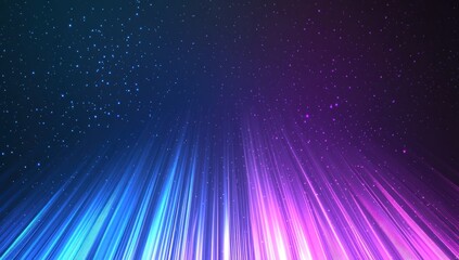 Obraz premium Abstract Background with Light Beams and Stars