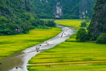 Great travel area in Ninh Binh Province Viet Nam