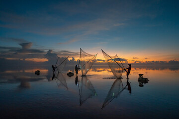 sunset on the sea Viet nam