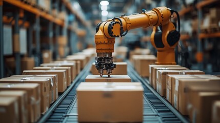 Intricate design of robotic gripper handling packages in a busy warehouse environment