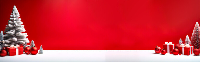 Weihnachtliche Karte mit Textfreiraum 