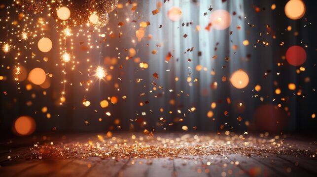 Twinkling Elegance Splash of Light in Grand Ballroom