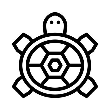 recommend clip art: sea turtle line icon
