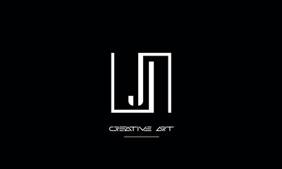 JH, HJ, J, H abstract letters logo monogram