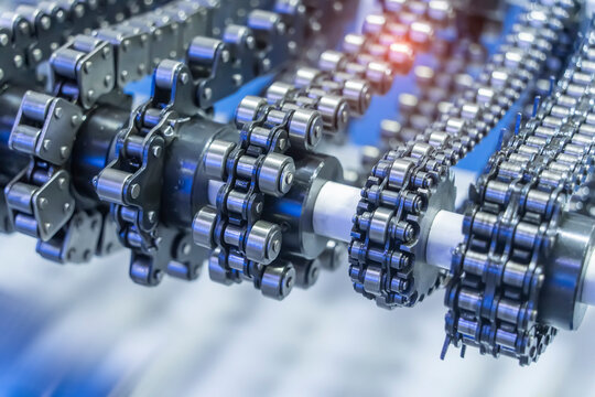 Roller speed Chains With Sporckets for Conveyor and Machines