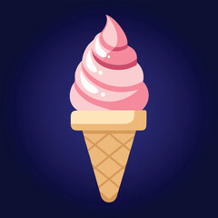 ice cream vector set clipart design