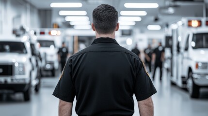 EMS Driver Attends Debriefing Session at End of Shift