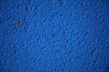 Sol en bitume peint en bleu outremer