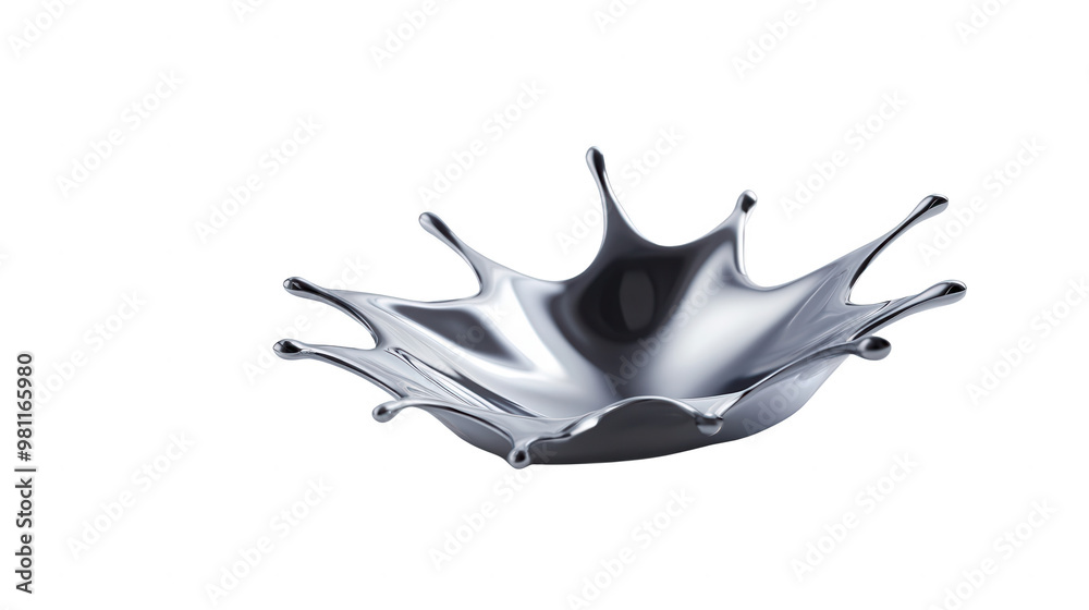 Poster a modern, artistic depiction of a fluid splash, showcasing dynamic movement and elegant lines, perfe