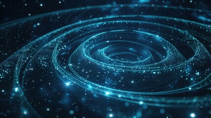 Fototapeta premium Colorful nebula in space with stars as an abstract backdrop