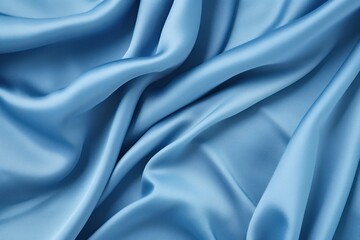 Obraz premium Blue fabric cloth silk.