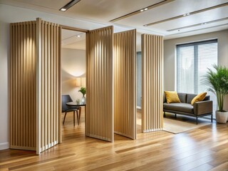 * Customize your space with versatile accordion doors that fold for effortless dividers, adjust room arrangements, and provide seamless privacy.