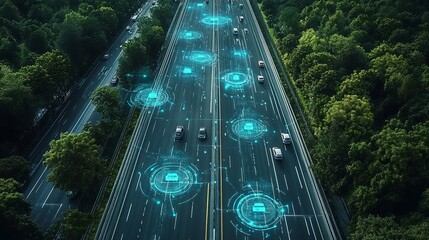 Smart traffic management system in a busy city