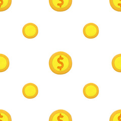 Golden Dollar money coin Concept investment growth , business , finance , made from plasticine sculpture technic , Textile or Wrapping paper Art