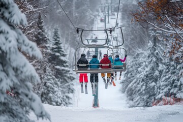 In winter, enjoy an adventurefilled vacation at a cozy chalet in the Alpine mountains. Skiing, snowboarding, and serene nature make for a perfect holiday getaway with family and friends