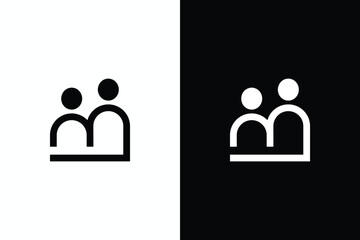 People person man icon design, Abstract human figure icons simple person vector for web app design, Simple people editable and scalable design, people icon design
