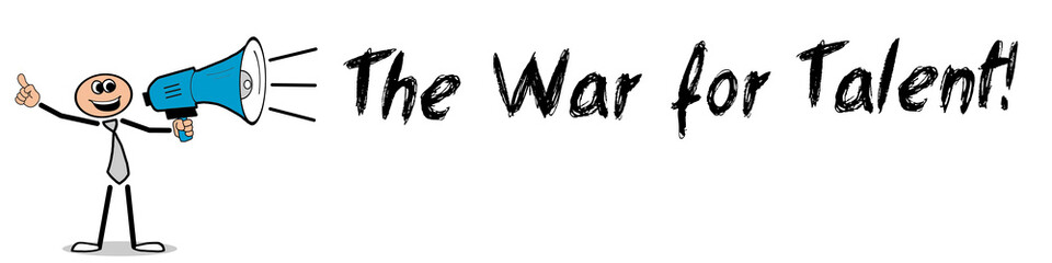 Fototapeta premium The War for Talent!