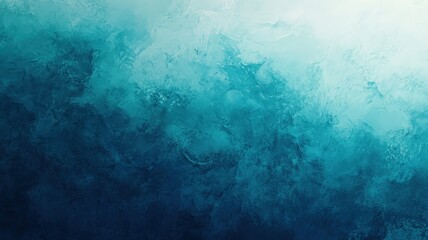 Obraz premium Textured abstract background in shades of blue and turquoise, creating a calming atmosphere suitable for design projects