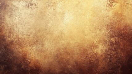 Obraz premium A textured golden and brown gradient background with subtle variations in color and tone creating a warm atmosphere for artistic use