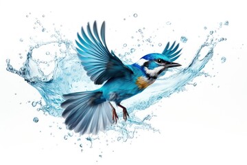 Obraz premium Bird animal flying fragility.