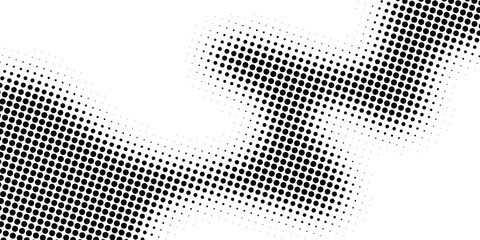 Grunge halftone background wave calming rhythms elements design vector illustration fit for social media post, poster, banner, header, web, wallpaper