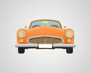 Classic Sports Car Illustration - Vintage Car
