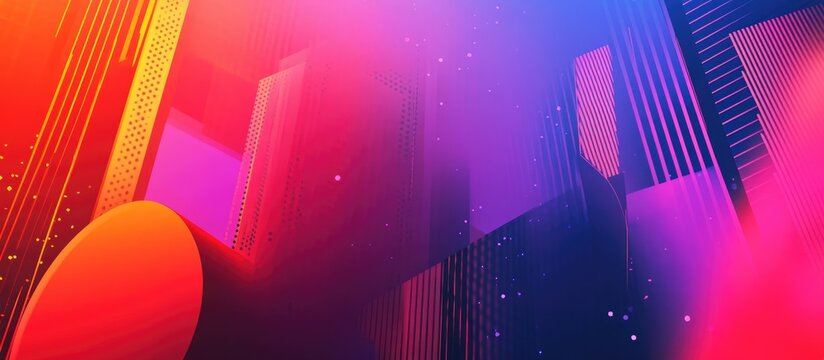 Geometric template for business presentations Modern digital layout for brochures flyers or web banner backgrounds