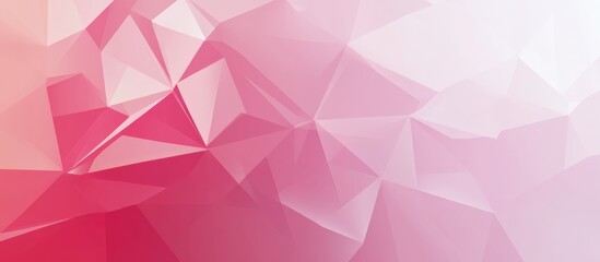 Fototapeta premium Geometric Cover Page in Shades of Pink