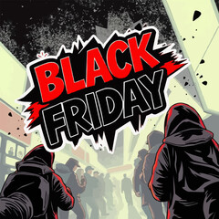 Obraz premium Abstract vector black friday sale lable tag set. For art template design, list, page, banner, idea, cover, booklet, print, flyer, book, blank, card, ad, sign, poster, badge. ready to print, t shirt 