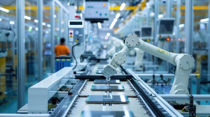 Automated Production Line in Factory