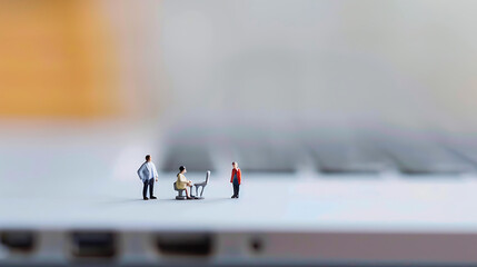 Obraz premium miniature tiny people