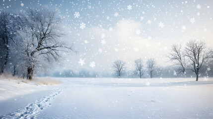 Winter's Majestic Silence: A Glimpse into the Tranquil Beauty of the Snow-Covered Expanse