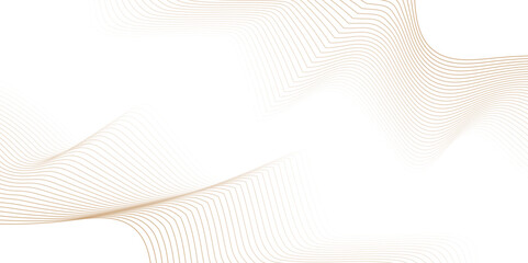 Fototapeta premium Wave with lines created using blend tool. Curved wavy line. Digital frequency track equalizer. Abstract colorfull wave element for design Stylized line art background.Vector illustration.