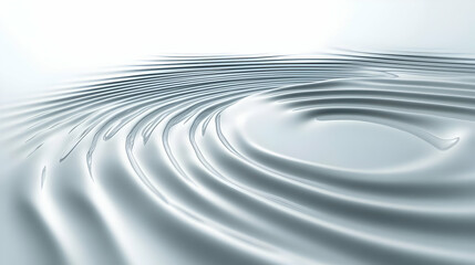 3D Prediction Ripples Illustrating Integrity Secured Pool Concept: Close-Up of Fluid Dynamics in Poll Predictions with Soft Focus on Ripple Movement