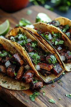 Tripas - Small intestines, often grilled and served as taco fillings, with cilantro and onions.