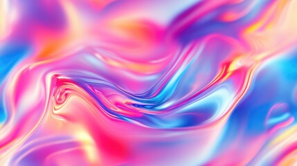 Neon gradient colors in a dynamic abstract blurred background
