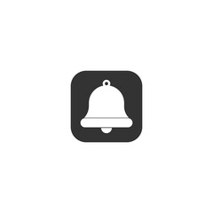 Alarm bell icon isolated on transparent background