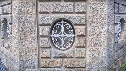 Trabzon Kostaki Mansion (Trabzon Museum) Greek architecture landscaping, walls, interior floor and wall patterned tiles and ironwork
