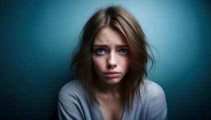 Young Adult Experiencing Grief and Mental Confusion