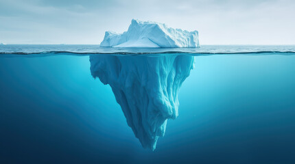 Stunning Photos of Icebergs Showing Underwater and Above-Water Views in Pristine Polar Landscapes