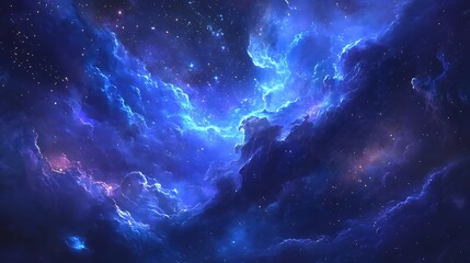 Obraz premium Space Galaxy Night Sky With Cosmic Clouds ,Universe science astronomy. Illustration Background