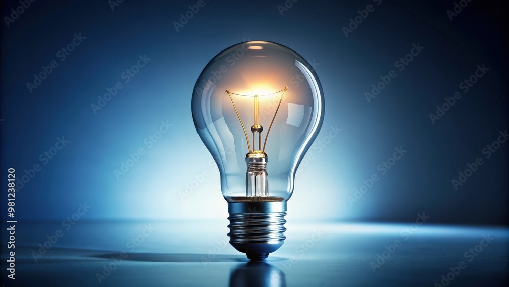 Poster problem solving concept with a light bulb idea, innovation, solution, creativity, brainstorming, str